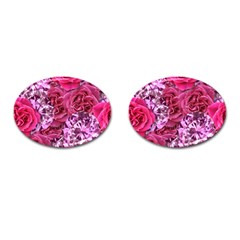 Roses Pink Tourmaline Seamless Cufflinks (oval)