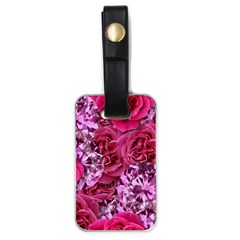 Roses Pink Tourmaline Seamless Luggage Tag (one Side)