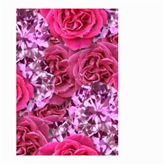 Roses Pink Tourmaline Seamless Small Garden Flag (two Sides)