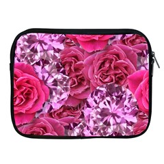 Roses Pink Tourmaline Seamless Apple Ipad 2/3/4 Zipper Cases