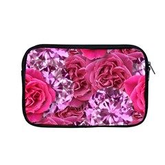 Roses Pink Tourmaline Seamless Apple Macbook Pro 13  Zipper Case by Jancukart