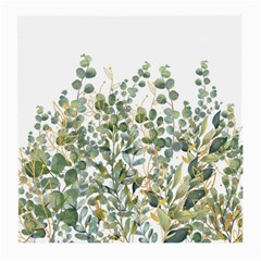 Gold And Green Eucalyptus Leaves Medium Glasses Cloth (2 Sides) by Jack14