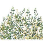 Gold And Green Eucalyptus Leaves Deluxe Canvas 14  x 11  (Stretched) 14  x 11  x 1.5  Stretched Canvas