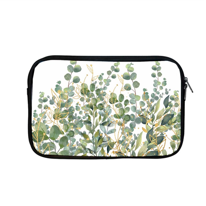 Gold And Green Eucalyptus Leaves Apple MacBook Pro 13  Zipper Case