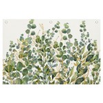 Gold And Green Eucalyptus Leaves Banner and Sign 6  x 4  Front