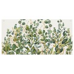 Gold And Green Eucalyptus Leaves Banner and Sign 8  x 4  Front