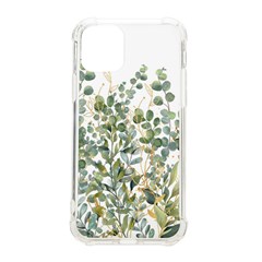 Gold And Green Eucalyptus Leaves Iphone 11 Pro 5 8 Inch Tpu Uv Print Case by Jack14