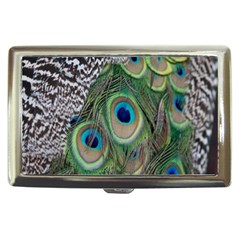 Peacock Bird Feather Colourful Cigarette Money Case by Jancukart