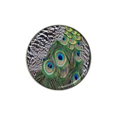 Peacock Bird Feather Colourful Hat Clip Ball Marker (10 Pack) by Jancukart