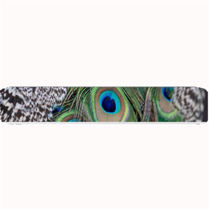 Peacock Bird Feather Colourful Small Bar Mat