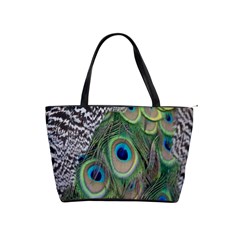 Peacock Bird Feather Colourful Classic Shoulder Handbag by Jancukart