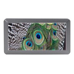 Peacock Bird Feather Colourful Memory Card Reader (mini) by Jancukart