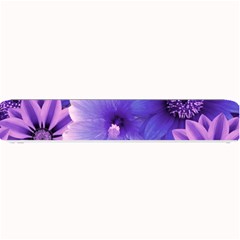 Pattern Floral Flora Flower Flowers Blue Violet Patterns Small Bar Mat