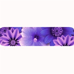 Pattern Floral Flora Flower Flowers Blue Violet Patterns Large Bar Mat