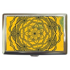 Mandala Vintage Painting Flower Cigarette Money Case