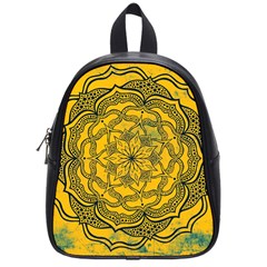 Mandala Vintage Painting Flower School Bag (small)