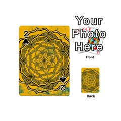 Mandala Vintage Painting Flower Playing Cards 54 Designs (mini)