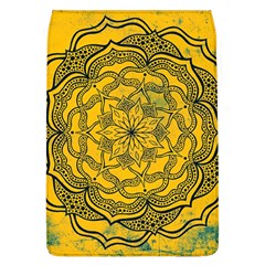 Mandala Vintage Painting Flower Removable Flap Cover (l)