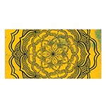 Mandala Vintage Painting Flower Satin Shawl 45  x 80  Front