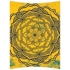 Mandala Vintage Painting Flower Back Support Cushion