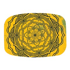 Mandala Vintage Painting Flower Mini Square Pill Box