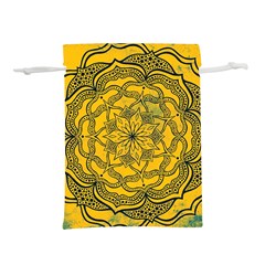 Mandala Vintage Painting Flower Lightweight Drawstring Pouch (m)