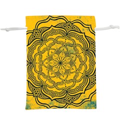 Mandala Vintage Painting Flower Lightweight Drawstring Pouch (xl)