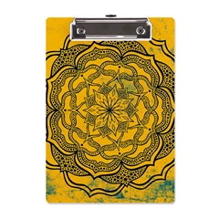 Mandala Vintage Painting Flower A5 Acrylic Clipboard