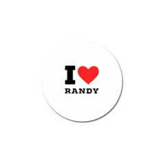 I Love Randy Golf Ball Marker (10 Pack) by ilovewhateva