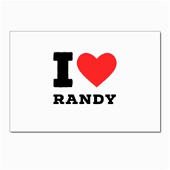 I Love Randy Postcard 4 x 6  (pkg Of 10) by ilovewhateva