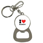 I love randy Bottle Opener Key Chain Front