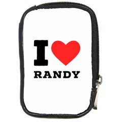 I Love Randy Compact Camera Leather Case by ilovewhateva