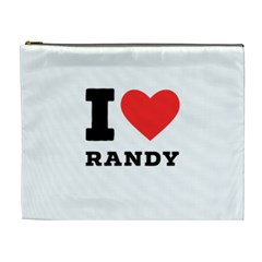 I Love Randy Cosmetic Bag (xl) by ilovewhateva