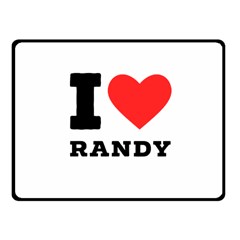 I Love Randy Fleece Blanket (small) by ilovewhateva