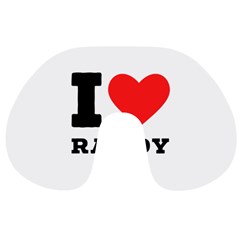 I Love Randy Travel Neck Pillow by ilovewhateva