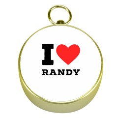 I Love Randy Gold Compasses by ilovewhateva