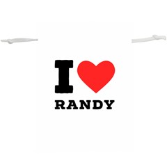 I Love Randy Lightweight Drawstring Pouch (xl) by ilovewhateva