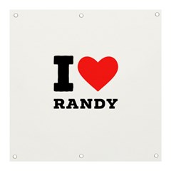 I Love Randy Banner And Sign 3  X 3  by ilovewhateva