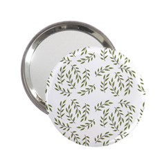 Leaves Wallpaper Leaf Nature Background 2.25  Handbag Mirrors