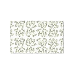 Leaves Wallpaper Leaf Nature Background Sticker (Rectangular)