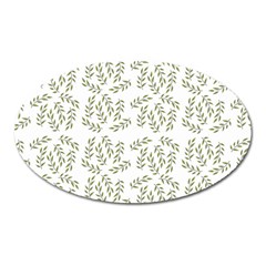 Leaves Wallpaper Leaf Nature Background Oval Magnet