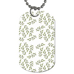 Leaves Wallpaper Leaf Nature Background Dog Tag (Two Sides)