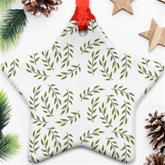 Leaves Wallpaper Leaf Nature Background Star Ornament (Two Sides)