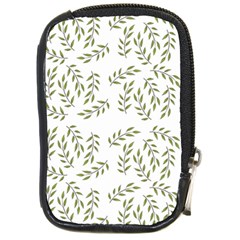 Leaves Wallpaper Leaf Nature Background Compact Camera Leather Case