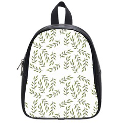 Leaves Wallpaper Leaf Nature Background School Bag (Small)