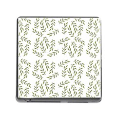 Leaves Wallpaper Leaf Nature Background Memory Card Reader (square 5 Slot)