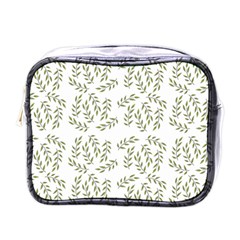 Leaves Wallpaper Leaf Nature Background Mini Toiletries Bag (one Side)