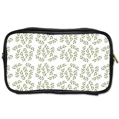 Leaves Wallpaper Leaf Nature Background Toiletries Bag (Two Sides)