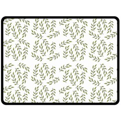 Leaves Wallpaper Leaf Nature Background Fleece Blanket (large)