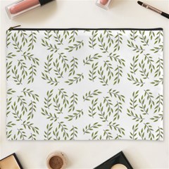 Leaves Wallpaper Leaf Nature Background Cosmetic Bag (XXXL)